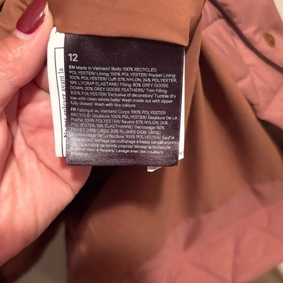 Lululemon Roasted Brown Down Long Puffer Coat 12 - Picture 8 of 11